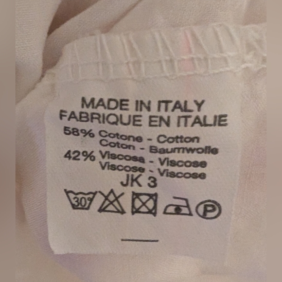 Brandy Melville White Maura Long Sleeve Off The Shoulder Top - Picture 3 of 4